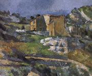 Paul Cezanne house near the valley painting